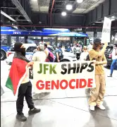 ‘What’s Wrong With You, You Antisemitic Freaks?’ Anti-Israel  Activists Denounced for Disruption at New York Airport Train Station