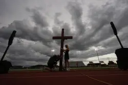 Hundreds gather at high school stadium to honor the many lost to Texas deadly floods