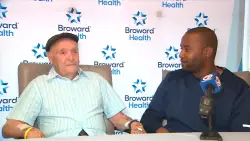 99-year-old man thanks medical staff, good Samaritan who pulled him from crashed car in Pompano Beach